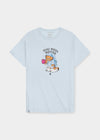 T-Shirt "Garfield: Monday Mood" - eisblau