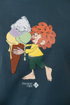 T-Shirt "Pumuckl Schleckeis" - dunkelgrün, Damen