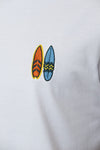 T-Shirt "Pumuckl surft" - weiß