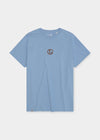 T-Shirt "Lucky Luke: Bierfässer" - hellblau