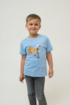 T-shirt "Lucky Luke: Barrels" - light blue (children's)