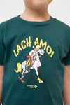 T-shirt "Lucky Luke: Laugh amoi" ​​- dark green (children's)