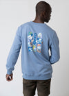 Sweater "Volksfestgaudi" - blaugrau