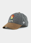 Cap "Grantig by nature" - dunkelgrau (Curved), v2
