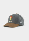 Cap "Grantig by nature" - dunkelgrau (Kindercap Curved), v2