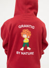 Hoodie "Grantig by nature v2" - dark red (kids)