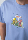 T-shirt "Oh how beautiful is Bavaria" - light blue