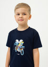 T-shirt "Smurfs: Traditional Tandem" - dark blue