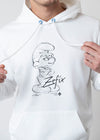Hoodie "Muffi; Zefix" - weiß