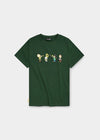 T-Shirt "Peanuts: Blaskapelle" - dunkelgrün