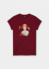 T-Shirt "Pippi Langstrumpf" - weinrot