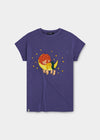 T-Shirt "Pumuckl schläft" - blau