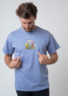 T-shirt "Oh how beautiful is Bavaria" - light blue